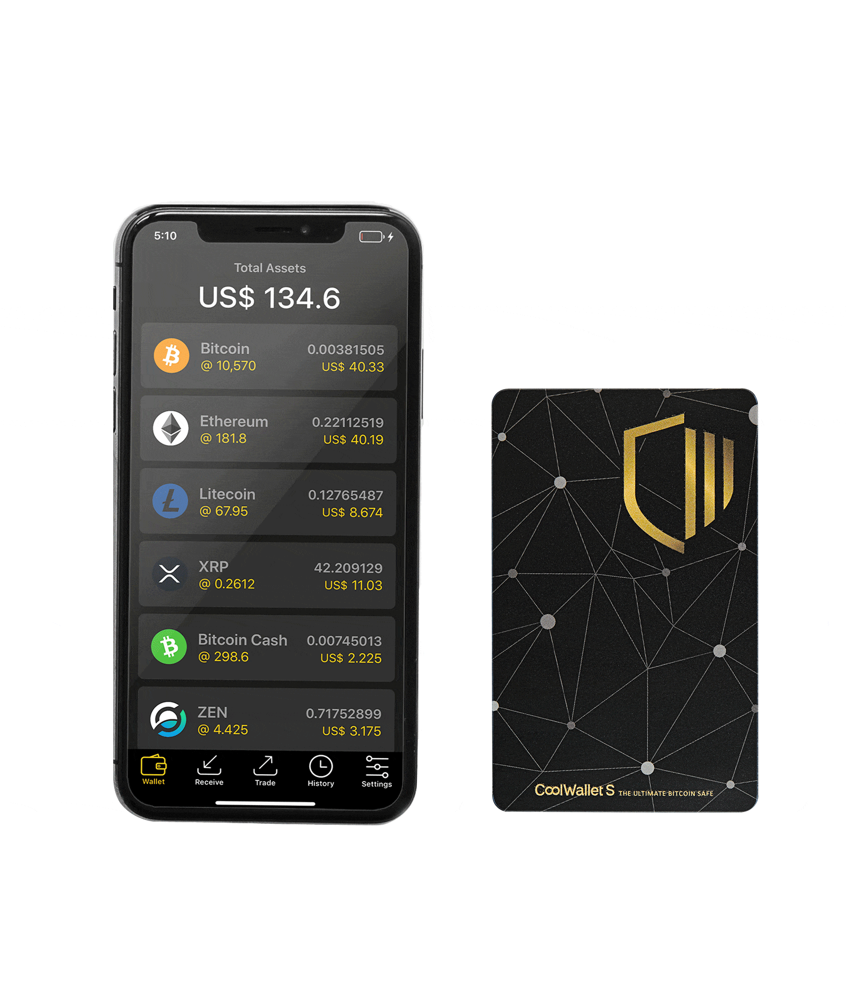 wallet for btc and eth